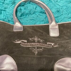 Victoria's Secret Black and Silver Handbag